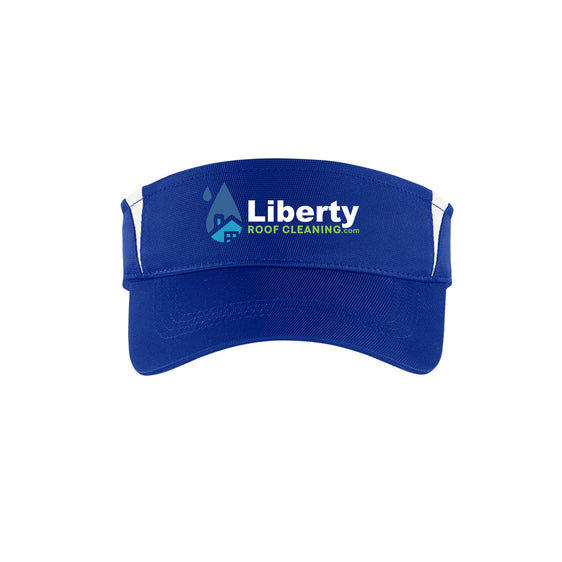Liberty Roof Cleaning - Sport-Tek® Dry Zone® Colorblock Visor