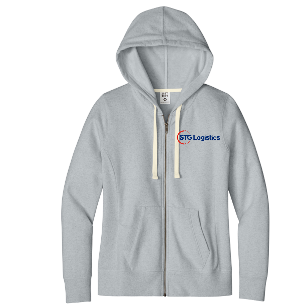 STG Logistics - District Women's Re-Fleece Full-Zip Hoodie