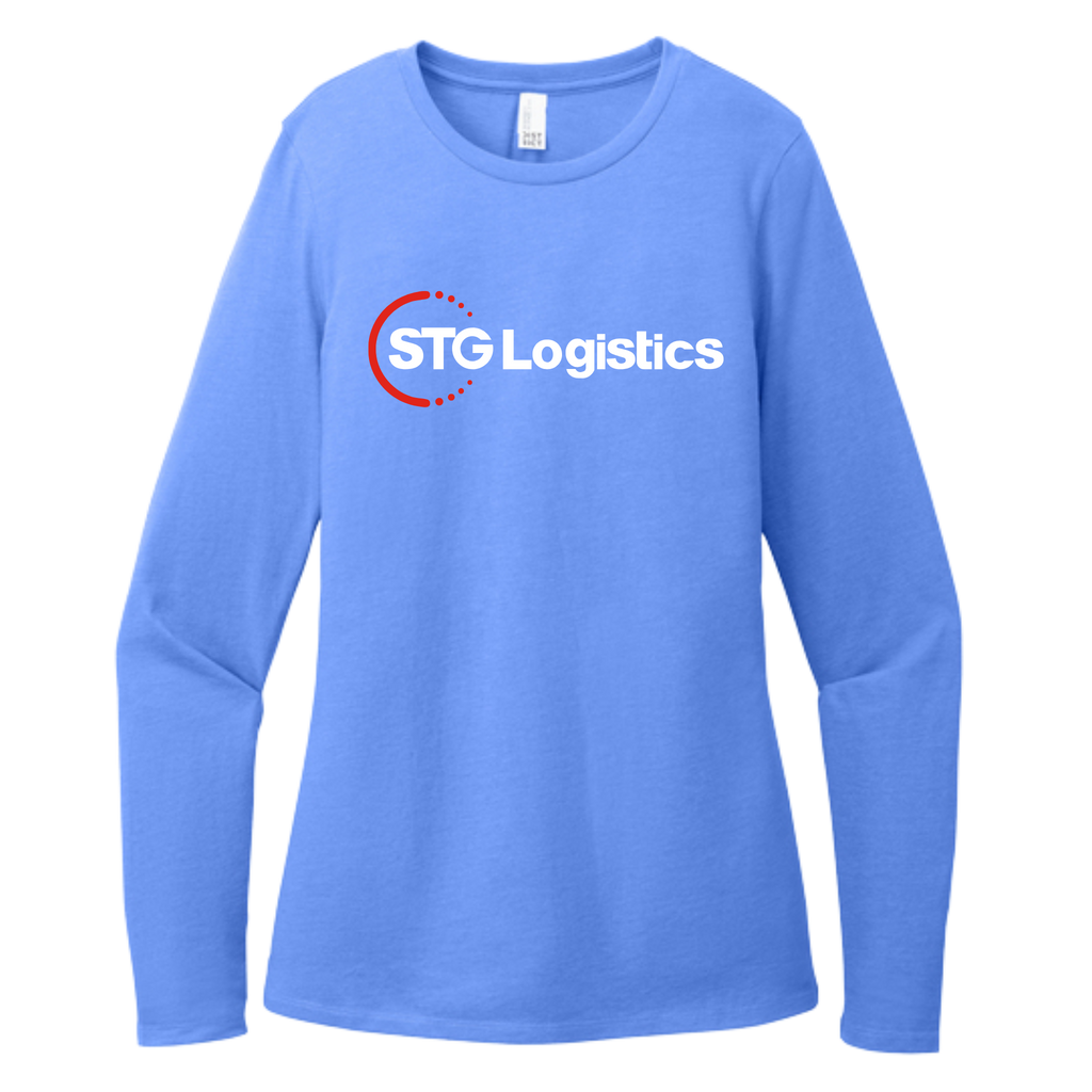 STG Logistics - District® Women’s Perfect Blend® CVC Long Sleeve Tee