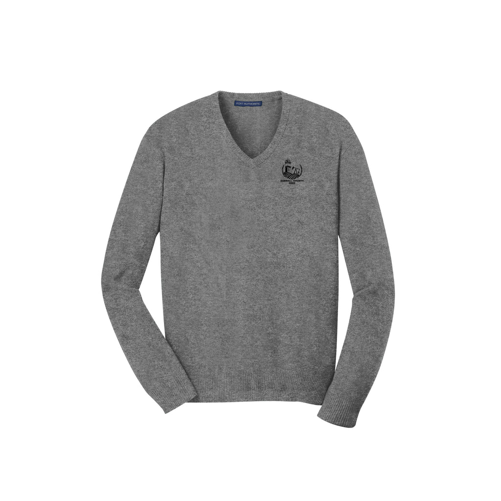 Carroll County - Port Authority® V-Neck Sweater