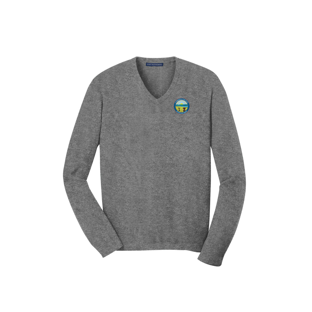 Carroll County - Port Authority® V-Neck Sweater