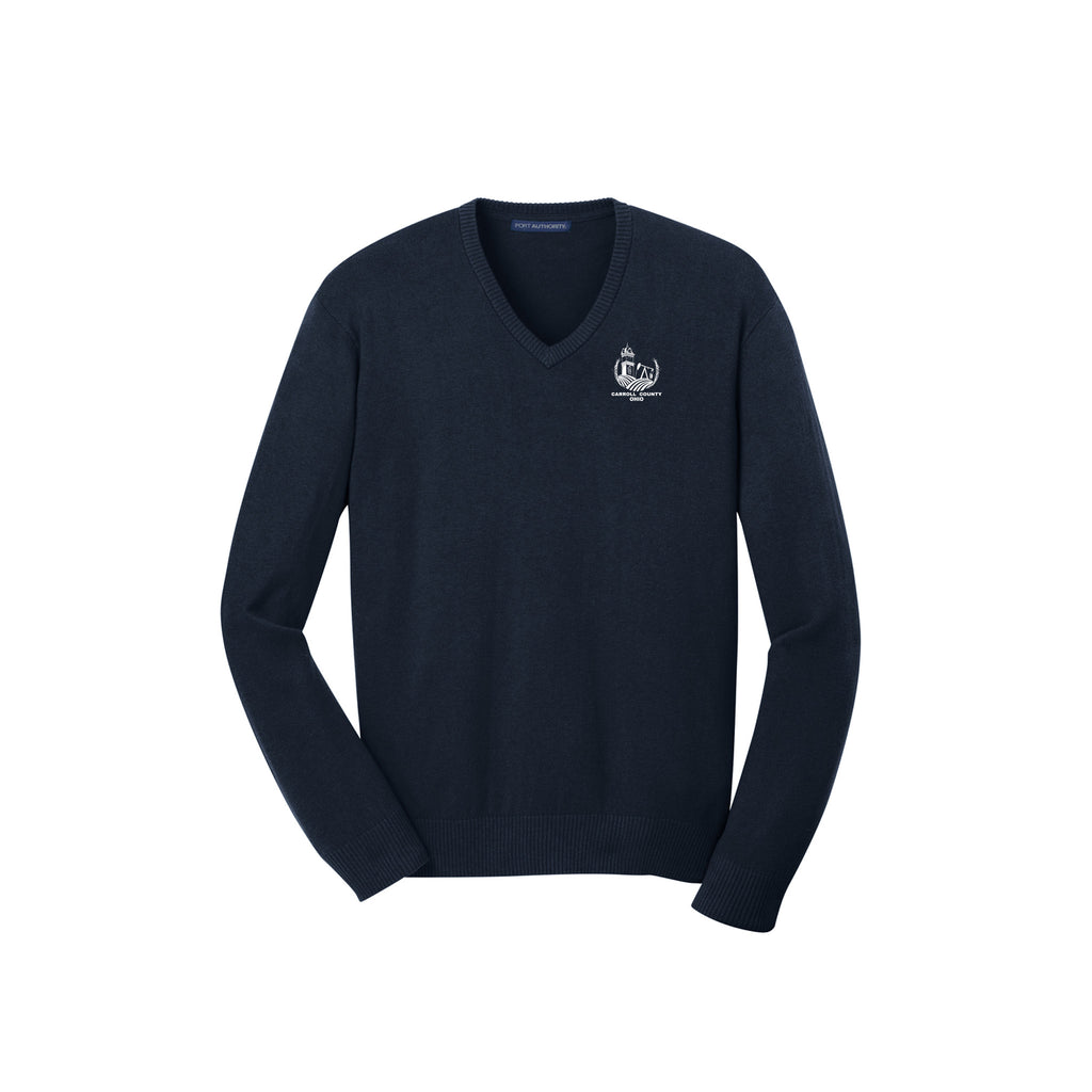Carroll County - Port Authority® V-Neck Sweater