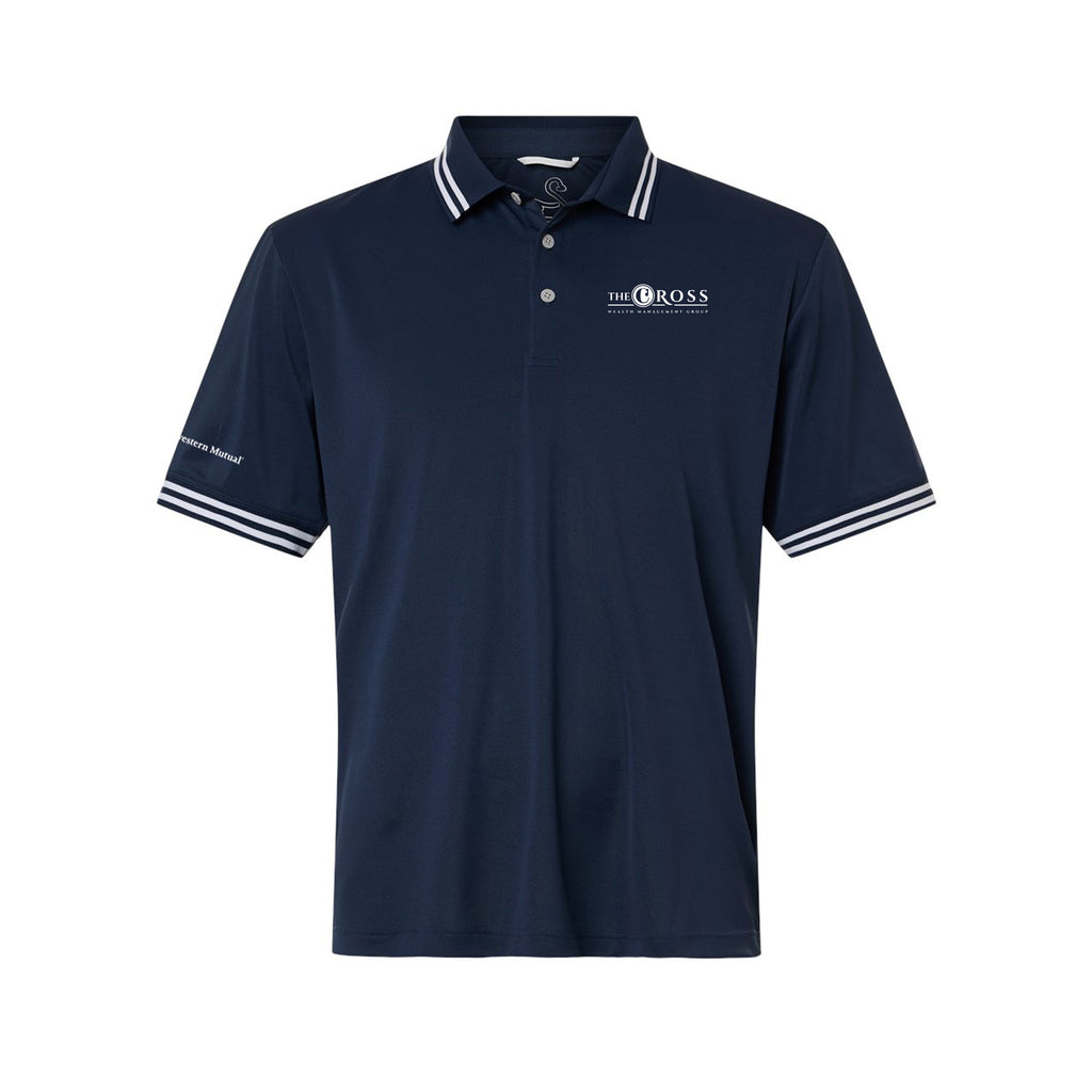 Cross Wealth Management - Swannies Golf Men's Thatcher Tipped Polo