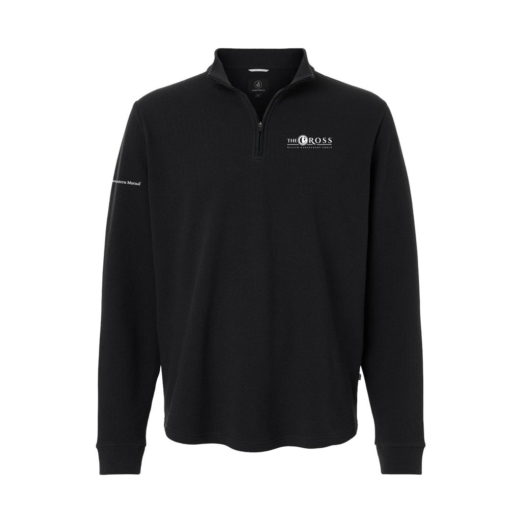 Cross Wealth Management - Swannies Golf Men's Luke Quarter-Zip Pullover