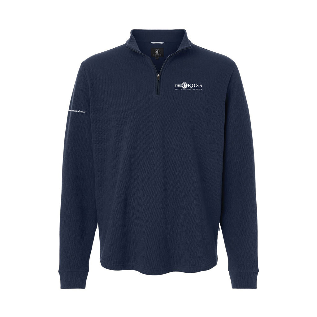 Cross Wealth Management - Swannies Golf Men's Luke Quarter-Zip Pullover
