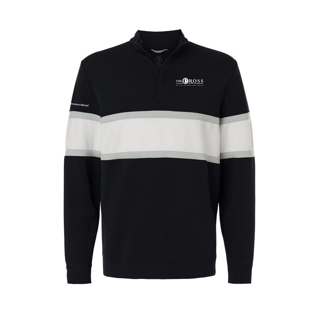 Cross Wealth Management - Swannies Golf Men's Owen Quarter-Zip Colorblock Pullover