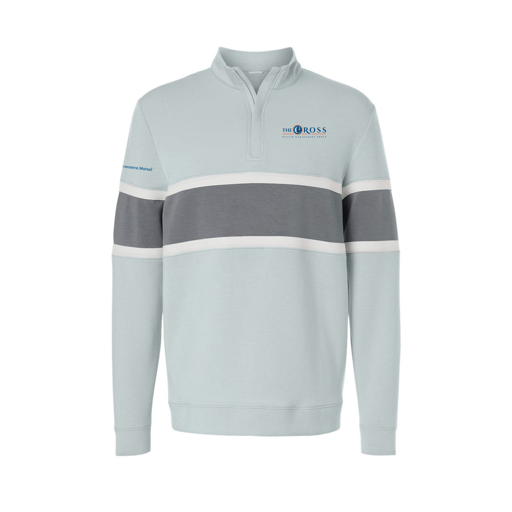 Cross Wealth Management - Swannies Golf Men's Owen Quarter-Zip Colorblock Pullover