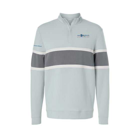 Cross Wealth Management - Swannies Golf Men's Owen Quarter-Zip Colorblock Pullover