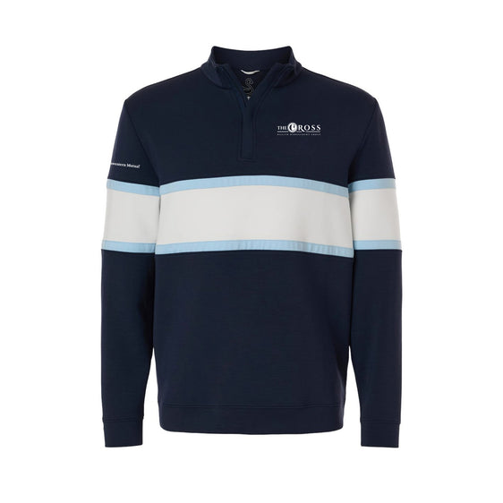 Cross Wealth Management - Swannies Golf Men's Owen Quarter-Zip Colorblock Pullover