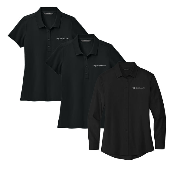 Germain Cars Corp - Women's Spring New Hire Collection - Mercer+Mettle® Women’s Stretch Pique Polo & Mercer+Mettle® Women’s Long Sleeve Stretch Woven Shirt