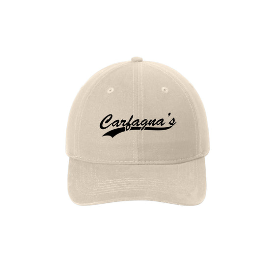 Carfagnas Market Staff - Port & Co™ Brushed Twill Low Profile Cap