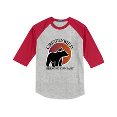 GrizzlyBird Brewing Company - Sun Logo - Sport-Tek® Colorblock Raglan Jersey