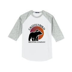 GrizzlyBird Brewing Company - Sun Logo - Sport-Tek® Colorblock Raglan Jersey