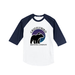 GrizzlyBird Brewing Company - Moon Logo - Sport-Tek® Colorblock Raglan Jersey