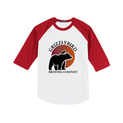 GrizzlyBird Brewing Company - Sun Logo - Sport-Tek® Colorblock Raglan Jersey