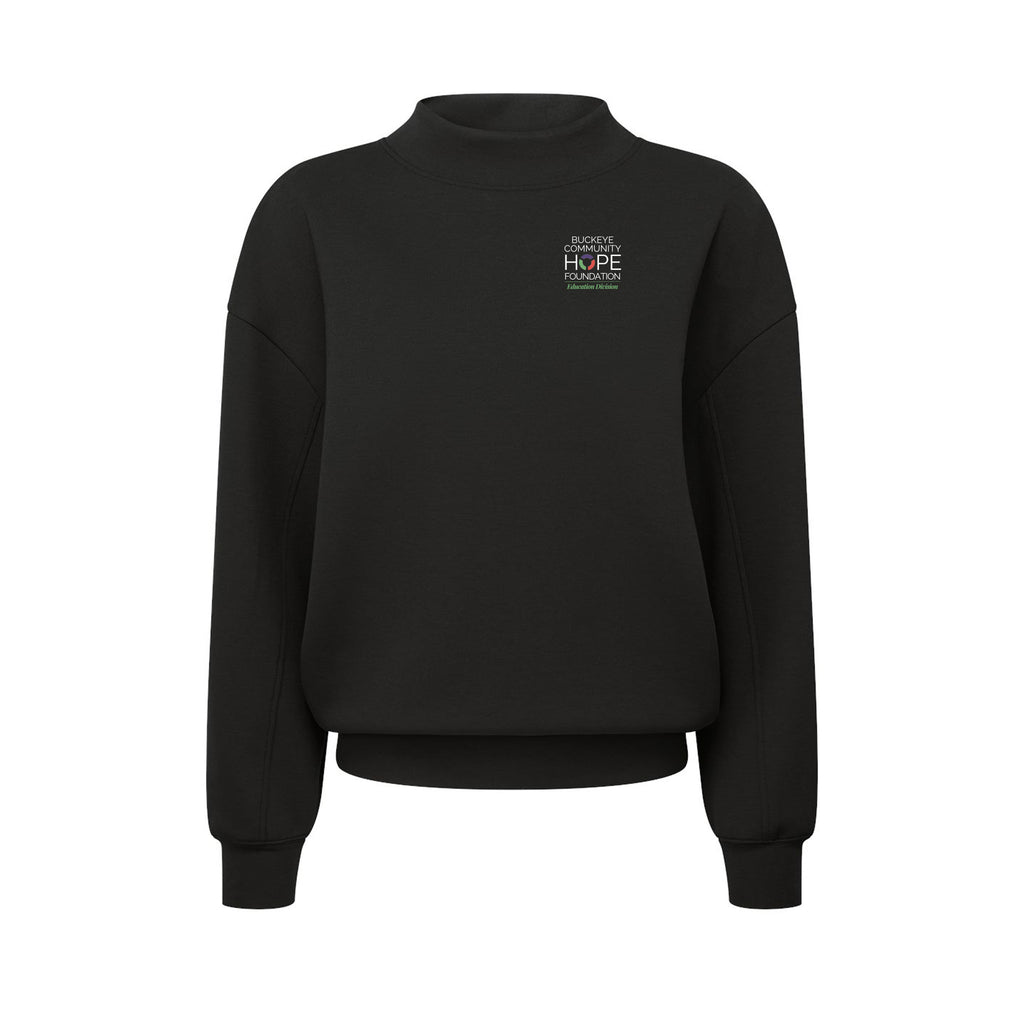 Buckeye Community Hope - Women's Luxe Mock Neck Sweatshirt