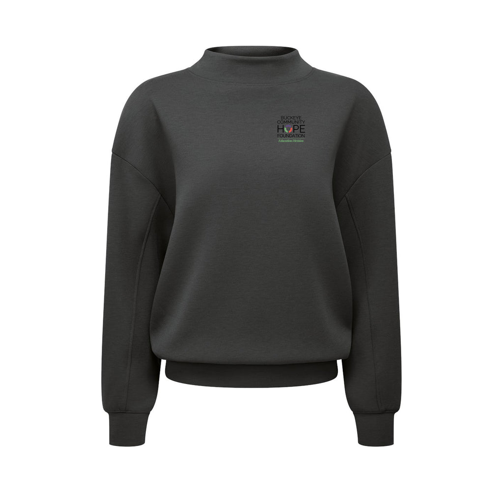 Buckeye Community Hope - Women's Luxe Mock Neck Sweatshirt
