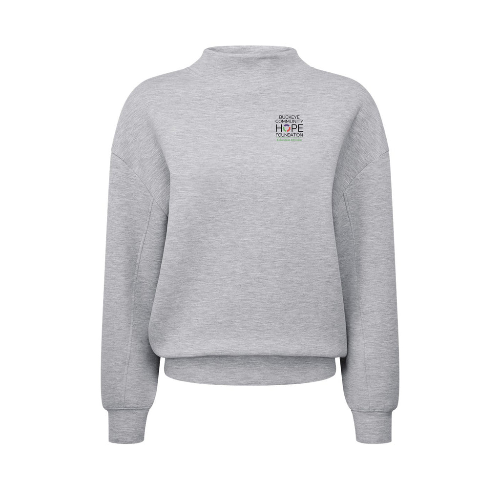 Buckeye Community Hope - Women's Luxe Mock Neck Sweatshirt
