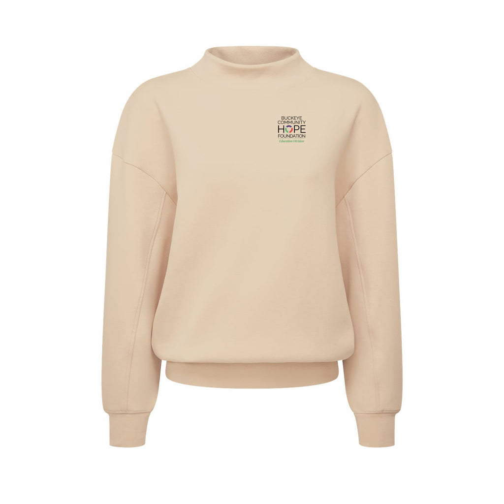 Buckeye Community Hope - Women's Luxe Mock Neck Sweatshirt