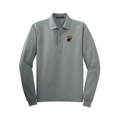 GrizzlyBird Brewing Company - Sun Logo - Port Authority® Tall Silk Touch™ Long Sleeve Polo