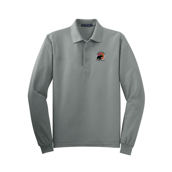 GrizzlyBird Brewing Company - Sun Logo - Port Authority® Tall Silk Touch™ Long Sleeve Polo