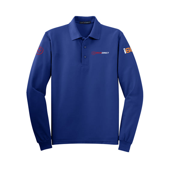Drive Direct - Port Authority® Tall Silk Touch™ Long Sleeve Polo