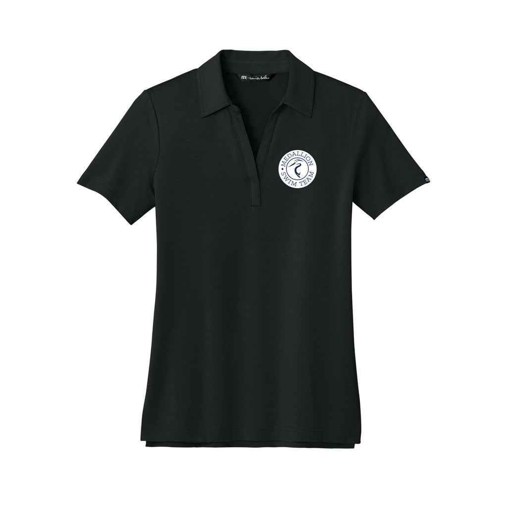 Medallion Swim Team - TravisMathew Women’s Glenview Solid Polo
