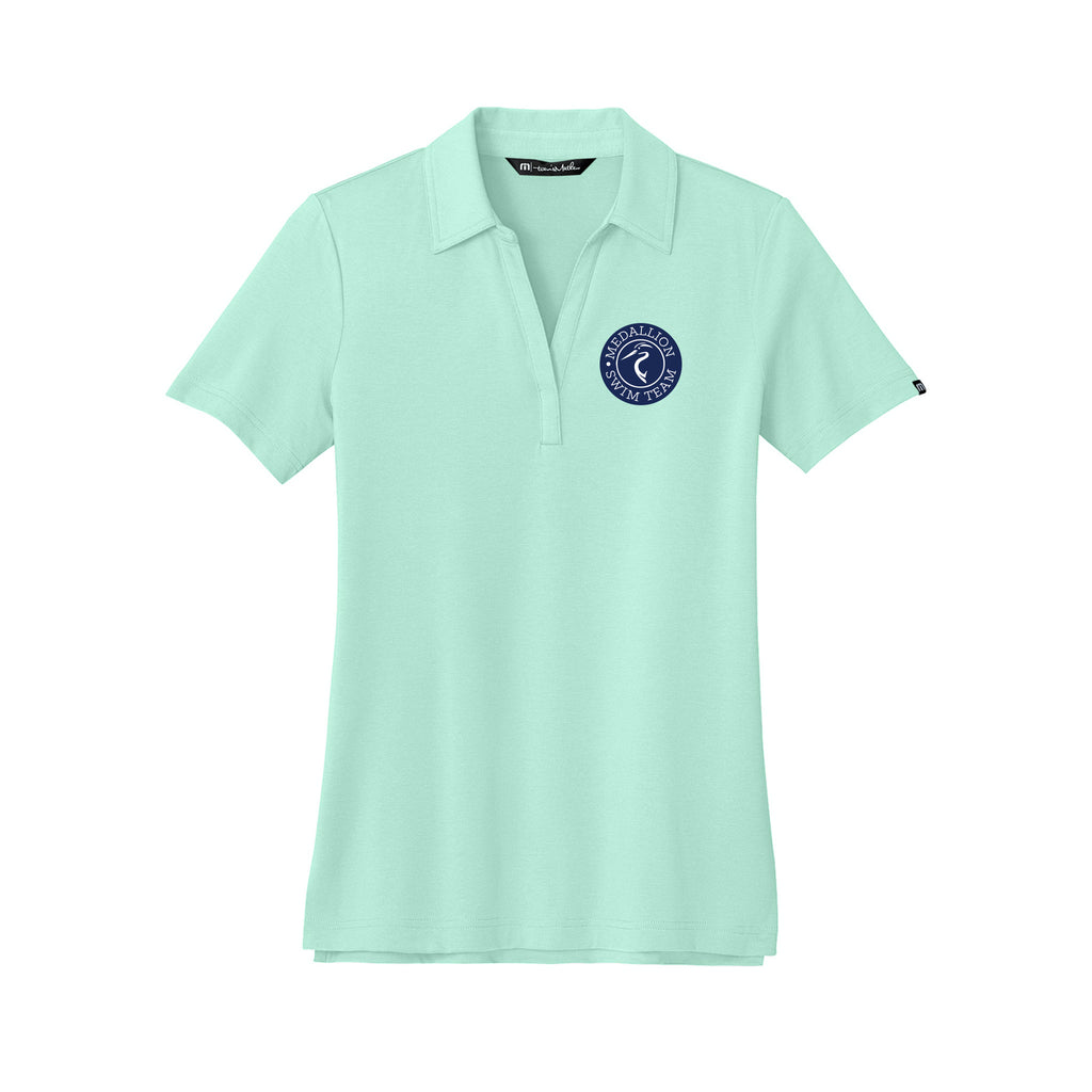 Medallion Swim Team - TravisMathew Women’s Glenview Solid Polo