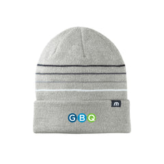 GBQ - TravisMathew Striped Cuffed Beanie