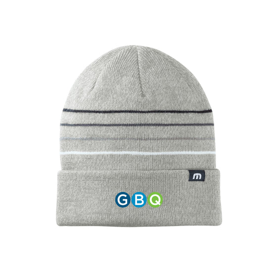 GBQ - TravisMathew Striped Cuffed Beanie