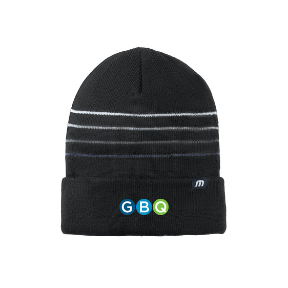 GBQ - TravisMathew Striped Cuffed Beanie