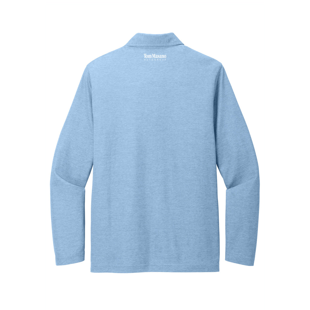 Tom Masano Collision - TravisMathew Oceanside Heather Long Sleeve Polo