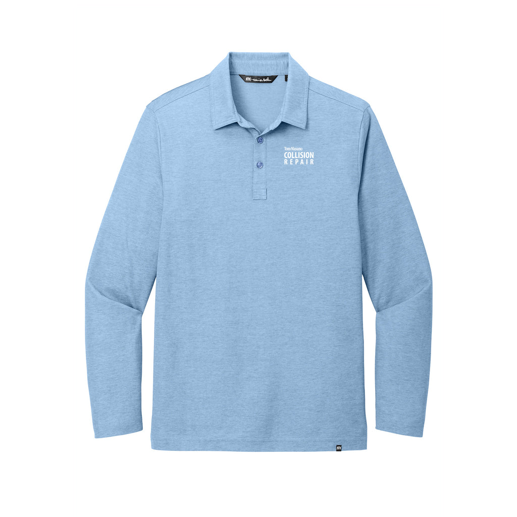 Tom Masano Collision - TravisMathew Oceanside Heather Long Sleeve Polo