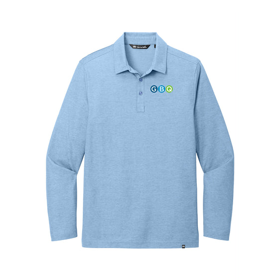 GBQ - TravisMathew Oceanside Heather Long Sleeve Polo