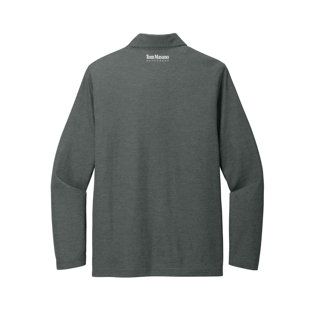Tom Masano Collision - TravisMathew Oceanside Heather Long Sleeve Polo