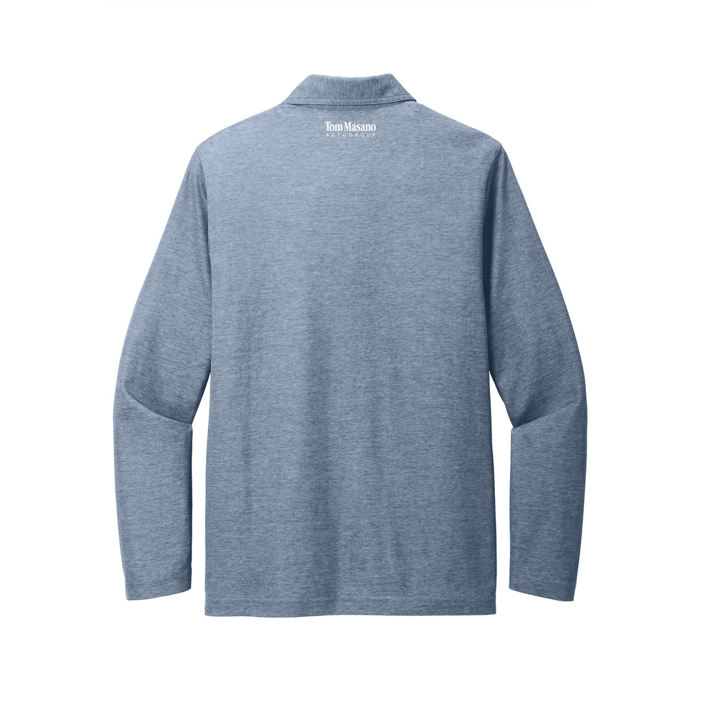Tom Masano Collision - TravisMathew Oceanside Heather Long Sleeve Polo