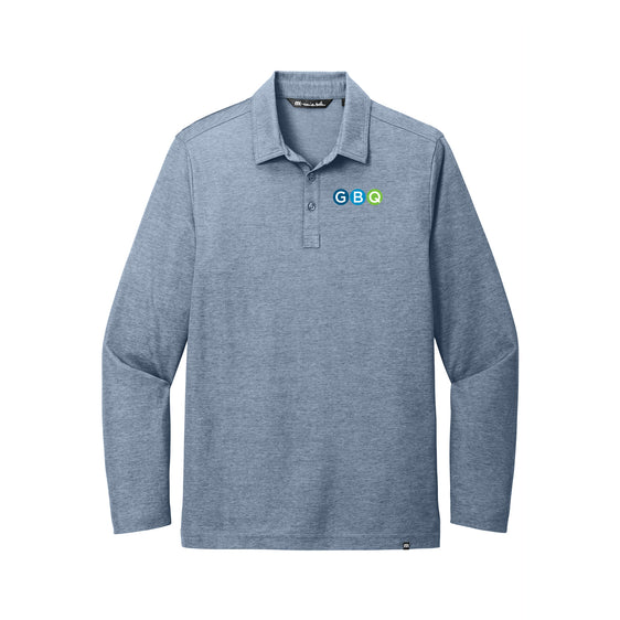 GBQ - TravisMathew Oceanside Heather Long Sleeve Polo