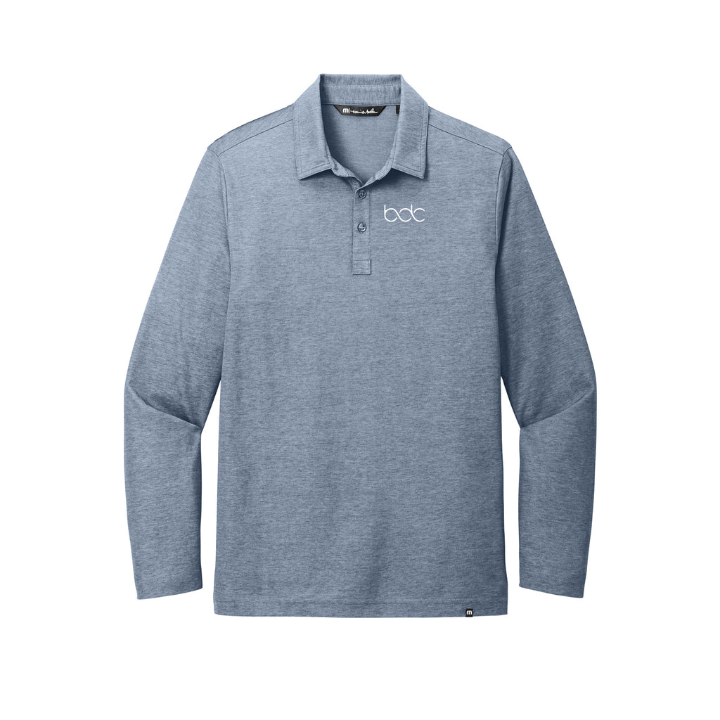 BDC - TravisMathew Oceanside Heather Long Sleeve Polo