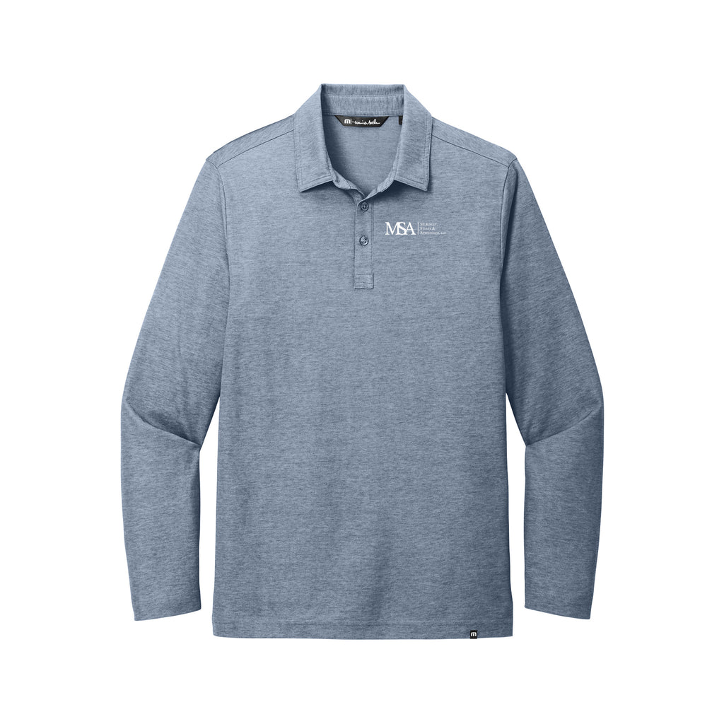 MSA Law Firm - TravisMathew Oceanside Heather Long Sleeve Polo