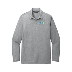 GBQ - TravisMathew Oceanside Heather Long Sleeve Polo