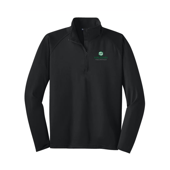 Haughn & Associates - Tall Sport Wick Stretch 1/2 Zip Pullover