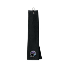 GrizzlyBird Brewing Company - Moon Logo - Port Authority® Grommeted Tri-Fold Golf Towel