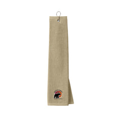 GrizzlyBird Brewing Company - Sun Logo - Port Authority® Grommeted Tri-Fold Golf Towel