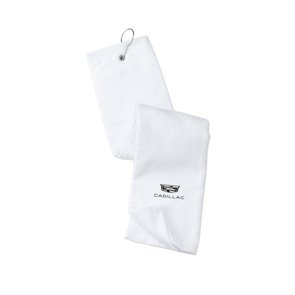Cadillac of Manhattan - Port Authority® Grommeted Tri-Fold Golf Towel