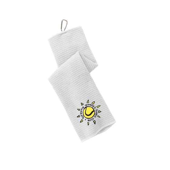 Glenview Women's Tennis - Port Authority® Waffle Microfiber Golf Towel