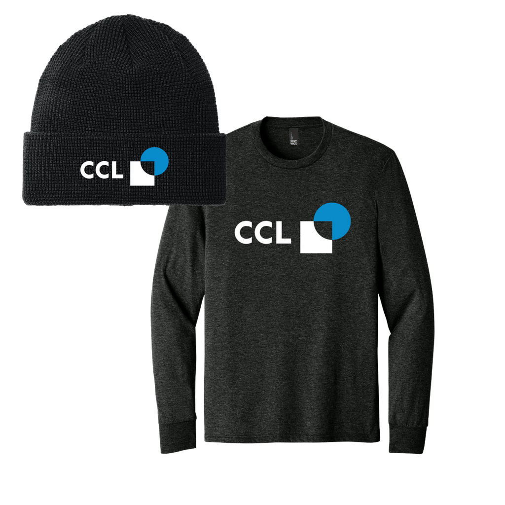 CCL Holiday Shop - District® Perfect Tri® Long Sleeve Tee & Port Authority® Thermal Knit Cuffed Beanie