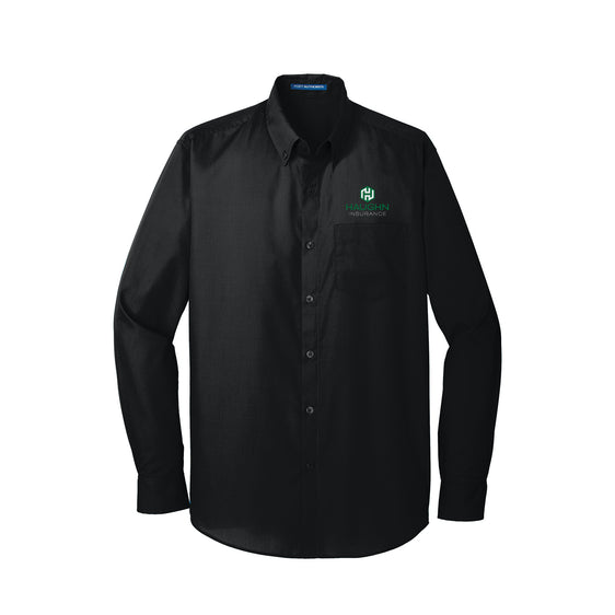Haughn & Associates - Port Authority Long Sleeve Carefree Poplin Shirt