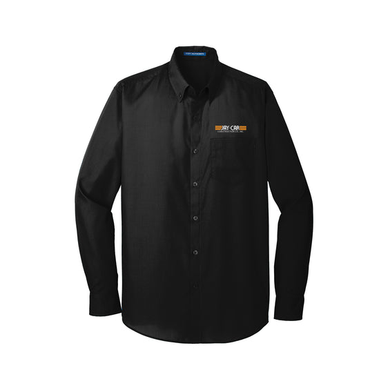 Jay-Car Construction - Port Authority® Long Sleeve Carefree Poplin Shirt