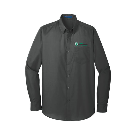 Avid Autocare - Port Authority® Long Sleeve Carefree Poplin Shirt