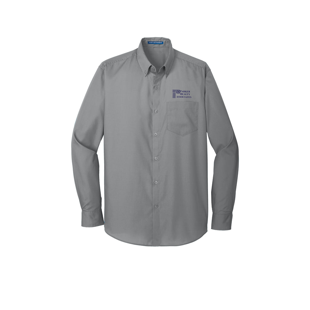 Parker Realty Associates - Port Authority® Long Sleeve Carefree Poplin Shirt